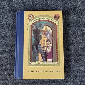 The Bad Beginning Lemony Snicket 1st Edition 1999 Hardcover Unfortunate Events